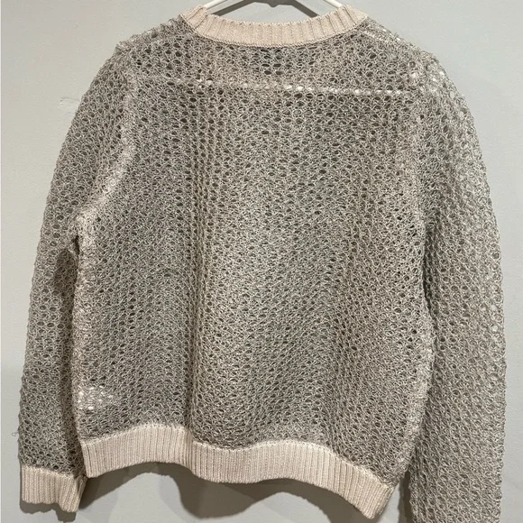 COS Men's Textured Gray Sweater - Picture 6 of 6